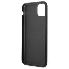 Заредете изображение във визуализатора на галерията – Karl Lagerfeld Saffiano Karl&amp;Choupette Head case for iPhone 11 Pro Max - black
