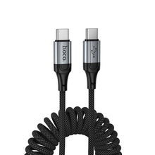 Заредете изображение във визуализатора на галерията – Cable USB C to C Hoco PD 3A 1,5 m X121 black
