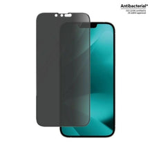 Заредете изображение във визуализатора на галерията – PanzerGlass Ultra-Wide Fit Tempered Glass Antibacterial Privacy with Positioner for iPhone 14 Plus / 13 Pro Max
