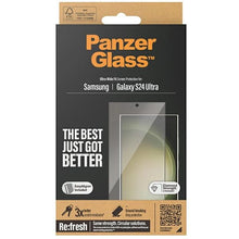 Заредете изображение във визуализатора на галерията – PanzerGlass Ultra-Wide Fit Tempered Glass with Applicator for Samsung Galaxy S24 Ultra
