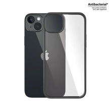 Заредете изображение във визуализатора на галерията – PanzerGlass ClearCase antibacterial case for iPhone 14 Plus / 15 Plus - transparent and black
