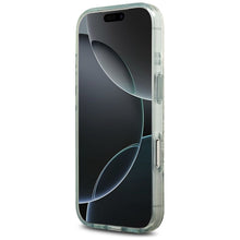 Заредете изображение във визуализатора на галерията – GUESS case for IPHONE 17 Pro Max compatible with MagSafe GUHMP17XHFWBDCEN (IML Flower &amp; Tonal Circle) green
