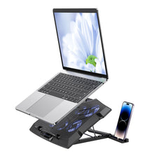 Заредете изображение във визуализатора на галерията – HOCO lapotop cooling stand GM27 black
