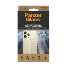 Заредете изображение във визуализатора на галерията – PanzerGlass HardCase antibacterial Military Grade certified case for iPhone 14 Pro Max - transparent
