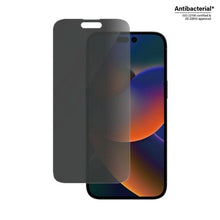 Заредете изображение във визуализатора на галерията – PanzerGlass Classic Fit antibacterial privacy glass for iPhone 14 Pro Max
