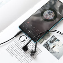 Заредете изображение във визуализатора на галерията – HOCO wire earphones Jack 3,5 mm with microphone M73 black

