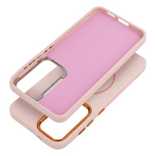 Заредете изображение във визуализатора на галерията – FRAME MAG COVER Case compatible with MagSafe for SAMSUNG S25 PLUS powder pink
