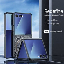 Заредете изображение във визуализатора на галерията – DUX DUCIS case YIND for SAMSUNG Z Flip7 (Full Window) black
