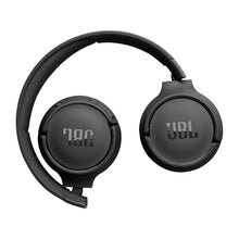 Заредете изображение във визуализатора на галерията – JBL Tune 520BT wireless on-ear Bluetooth 5.3 headphones - black
