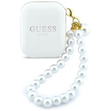 Заредете изображение във визуализатора на галерията – Wireless earphone GUESS TWS Pearl Strap GUE005327 white
