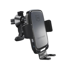 Заредете изображение във визуализатора на галерията – 3mk Drive &amp; Charge car phone holder for grille/window/cockpit with inductive charger - black
