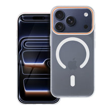 Заредете изображение във визуализатора на галерията – Case for iPhone 18 Pro / 17 Pro Go Orange compatible with MagSafe transparent
