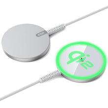 Заредете изображение във визуализатора на галерията – ESR Halolock Qi2 Mini Wireless Charger 15W with MagSafe - Silver
