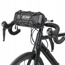 Заредете изображение във визуализатора на галерията – WILDMAN traveling bag for bike handlebars with zipper 2L XT17 black
