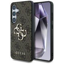 Заредете изображение във визуализатора на галерията – GUESS case for SAMSUNG S25 Plus GUHCS25M4GMGBR (Big 4G Logo Classic) brown
