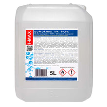 Заредете изображение във визуализатора на галерията – Isopropyl alcohol Isopropanol IPA I-MAX 99.9% 5L
