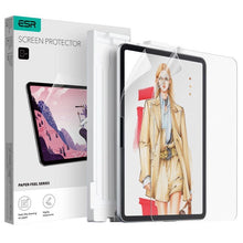Заредете изображение във визуализатора на галерията – ESR Paper Feel protective foil for iPad Air 13'' 2024 - matte 2 pcs.
