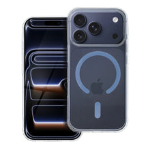 Заредете изображение във визуализатора на галерията – Case for iPhone 18 Pro / 17 Pro Drop Glue Colorful Ring Mag Cover compatible with MagSafe light blue
