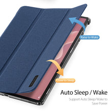 Заредете изображение във визуализатора на галерията – Dux Ducis Domo case with flap and smart sleep for Lenovo Tab M11 - blue
