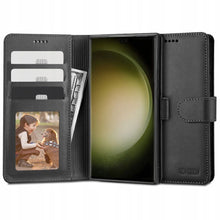 Заредете изображение във визуализатора на галерията – Tech-Protect Wallet case for Samsung Galaxy S23 Ultra - black
