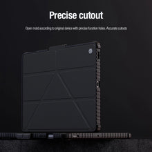 Заредете изображение във визуализатора на галерията – Nillkin Bumper Leather Case Pro case for Samsung Galaxy Tab S9 FE+ - black
