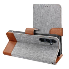 Заредете изображение във визуализатора на галерията – JEANS Book for Xiaomi Redmi Note 14 4G (GLOBAL - 164,84mm x 78,15mm x 8,16mm) gray
