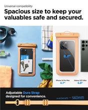 Заредете изображение във визуализатора на галерията – Spigen Aqua Shield A601 case waterproof IPX8 - orange 2 pcs.

