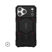 Заредете изображение във визуализатора на галерията – UAG Urban Armor Gear case Monach Pro compatible with MagSafe for IPHONE 18 Pro Max/17 Pro Max kevlar black
