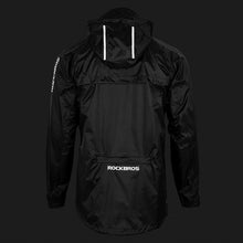 Заредете изображение във визуализатора на галерията – Rockbros YPY013BKL rain jacket breathable windproof L - black
