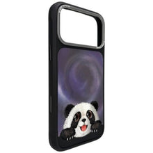 Заредете изображение във визуализатора на галерията – NIMMY case BIG EYED LYING GIANT PANDA compatible with MagSafe for IPHONE 18 Pro Max/17 Pro Max black
