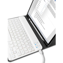 Заредете изображение във визуализатора на галерията – Tech-Protect SC Pen + Keyboard case with keyboard for iPad Air 10.9" 2020-2022 / 11" 2024 - black
