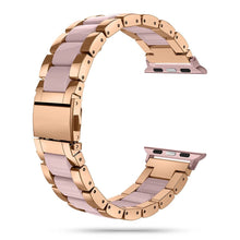 Заредете изображение във визуализатора на галерията – Tech-Protect Modern Bracelet for Apple Watch 4 / 5 / 6 / 7 / 8 / 9 / SE / Ultra 1 / 2 (42/44/45/49 mm) - Rose Gold
