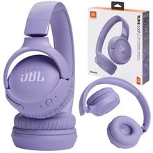 Заредете изображение във визуализатора на галерията – Wireless headphones JBL Tune 520BT purple
