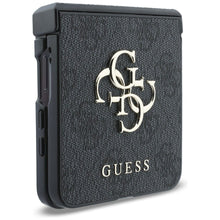 Заредете изображение във визуализатора на галерията – GUESS case for SAMSUNG GALAXY Z FLIP 8 (4G Big Logo) black
