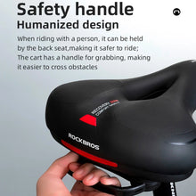 Заредете изображение във визуализатора на галерията – Rockbros AQ-6090R bicycle saddle - black and red
