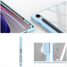 Заредете изображение във визуализатора на галерията – Dux Ducis Toby case with flap and stand for Samsung Galaxy Tab S9 / S9 FE - blue
