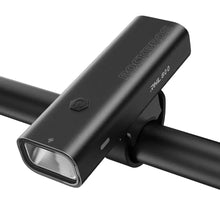 Заредете изображение във визуализатора на галерията – Rockbros 24710012001 front bicycle light 800 lm + USB-C - USB-A cable - black
