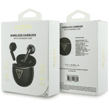 Заредете изображение във визуализатора на галерията – Wireless earphones Guess TWS GUTWSA15HETK (Small Round Script Print) black
