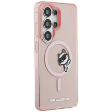 Заредете изображение във визуализатора на галерията – KARL LAGERFELD case for SAMSUNG S26 Ultra KLHMS26L6HCPSCP (Magnetic IML Peekaboo Choupette) pink

