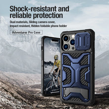 Заредете изображение във визуализатора на галерията – Nillkin Adventurer Pro Case for iPhone 14 Pro Max - black

