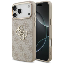 Заредете изображение във визуализатора на галерията – GUESS case for IPHONE 18 Pro Max / 17 Pro max GUE005593 (PU W/ Big 4G Classic Logo) rose gold

