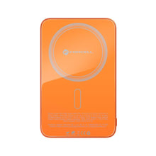 Заредете изображение във визуализатора на галерията – Powerbank compatible with MagSafe Forcell F-Energy SuperSlim F5K8 QC4.0 PD3.0 15W 5000 mAh orange
