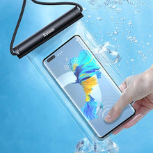 Заредете изображение във визуализатора на галерията – Baseus AquaGlide BS-PC030 case waterproof IPX8 with cylindrical clasp - black
