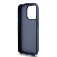 Заредете изображение във визуализатора на галерията – Original Case DKNY hardcase Leather Mono Stripe &amp; Metal Logo DKHCP15LPRTHSLB for Iphone 15 Pro blue
