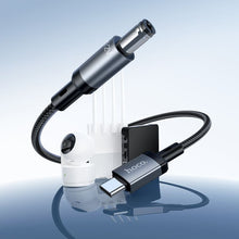 Заредете изображение във визуализатора на галерията – Cable USB C to DC 5,5mm Hoco 12V/1A 1m X129 Advantage black
