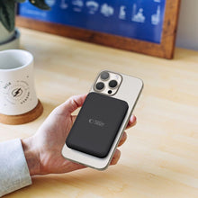 Заредете изображение във визуализатора на галерията – Tech-Protect LifeMag PB9 Powerbank with MagSafe 5000mAh 15W USB-C / Lightning ports - black + USB-C cable
