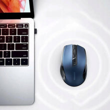 Заредете изображение във визуализатора на галерията – Ugreen MU006 optical wireless USB mouse 2.4GHz 4000 DPI - blue
