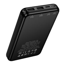 Заредете изображение във визуализатора на галерията – Powerbank Hoco 10000 mAh 2A J165 black
