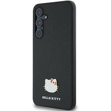 Заредете изображение във визуализатора на галерията – Hello Kitty Metal Logo Kitty Head case for Samsung Galaxy A55 - black
