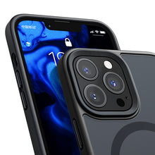 Заредете изображение във визуализатора на галерията – Benks Etui Magnetic Mist Metal Frame for Iphone 15 black
